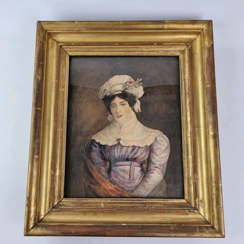 Antico ritratto acquerello - antico,