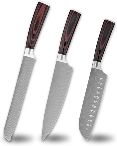 Set coltelli cucina pezzi - set,