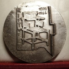 1976 Rara medaglia arte rame