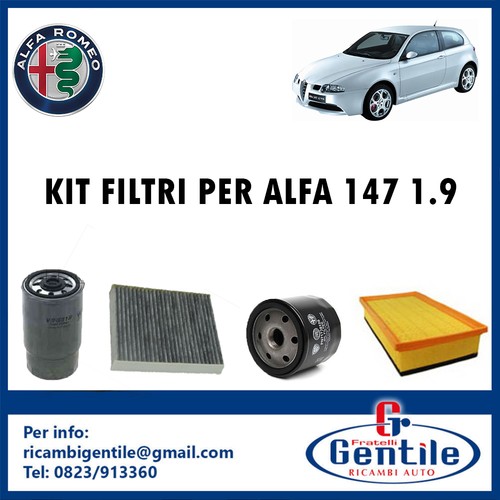 Kit filtri tagliando alfa - 4,