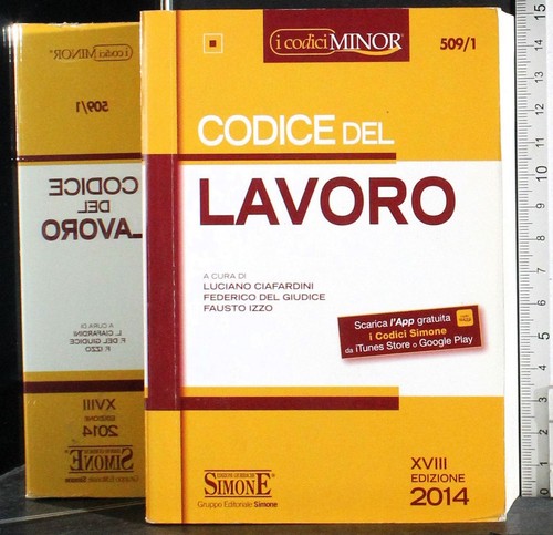Codice del lavoro cinfardini - codice,