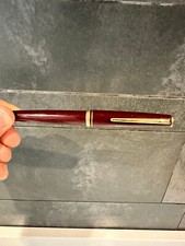 penna Montblanc Generation burgundy red fountain pen Stilografica oro 14k