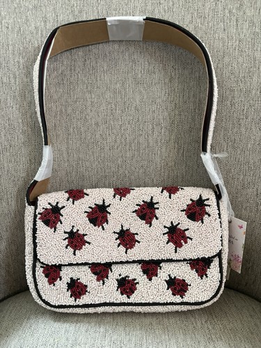 Borsa con perline - , coccinella