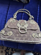 Guess Faux Phyton Monogram Bag