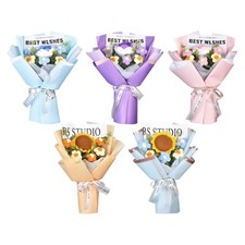 Bouquet di fiori all'uncinetto