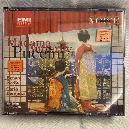 Puccini madama butterfly - cd,
