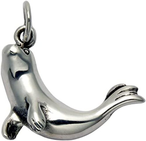 Ciondolo sigillo nuoto argento