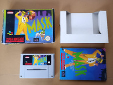 SNES Super Nintendo The Mask con scatola originale e istruzioni