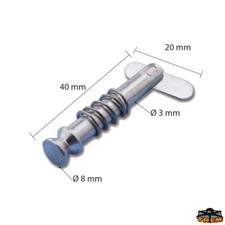 1 PERNO REMOV. A MOLLA DA