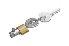 ALKO - SERRATURA LUCCHETTO PER GIUNTI AL-KO AKS 2000 / AK 30 / AK 35 - CAMPER 