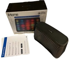 iHome Altoparlante stereo Bluetooth intelligente che cambia colore (Siri + Google) (iBT751B)