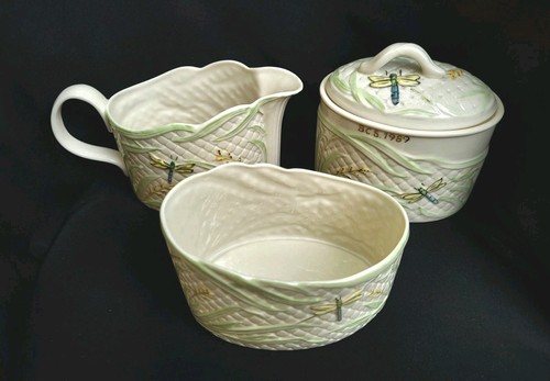 Belleek dragonfly pezzi - dragonfly,