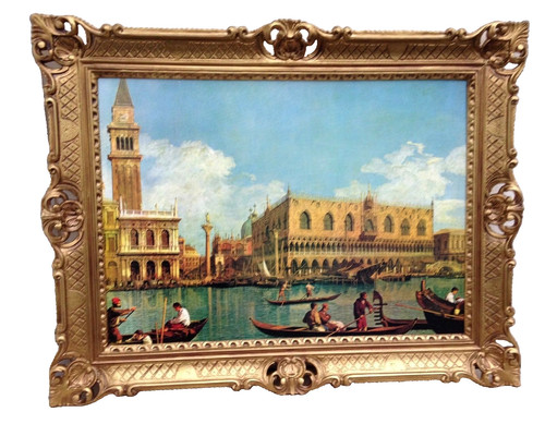 Quadro canale grande venezia - canale,