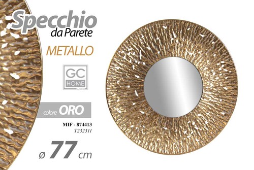 Specchio parete tondo - specchio, da