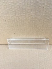 10 PZ ESPOSITORE IN PLEXIGLASS PER PREZZI PORTA PREZZI CON ASOLA 