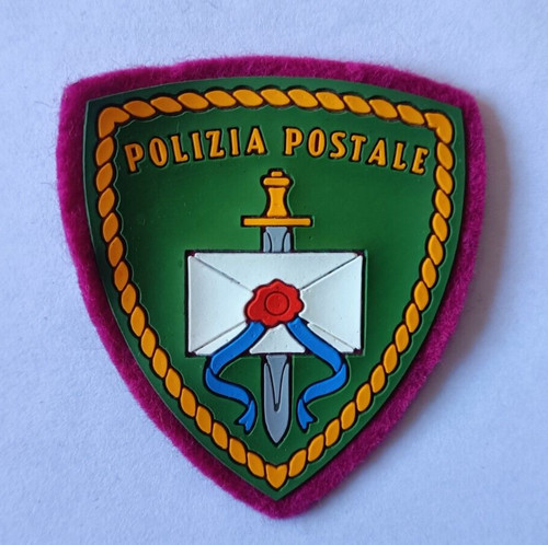 Toppa patch polizia postale - o,