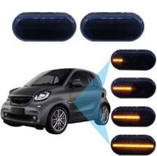Frecce LED Laterali Dinamiche Sequenziali Nere per Smart ForTwo 453 2014+