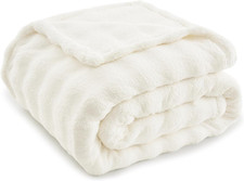 Plaid Matrimoniale,Coperta Pile Termica Pelosa Morbida,Calda E Confortevole,Oeko