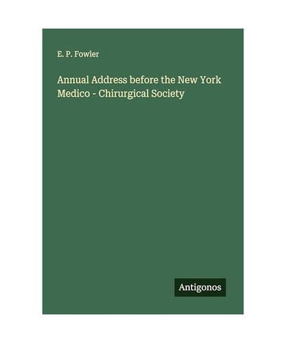 Annual address before the new - annual,