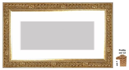 Cornice legno oro barocca - cornice,