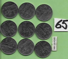 @lotto 9 monete 100 lire del