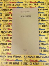 Book libro ENZO SPALTRO l'unicorno BOLOGNA 1986 nova stampa 3 1985 (L39)