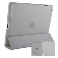 Smart Custodia Protettiva IPAD 2 3 4 Case Cover Regolabile Supporti Grigio