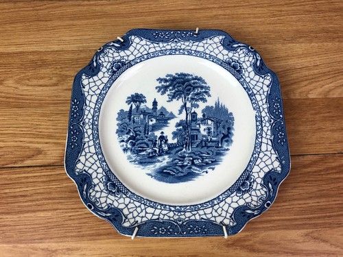 Piatto quadrato blu - , paesaggio