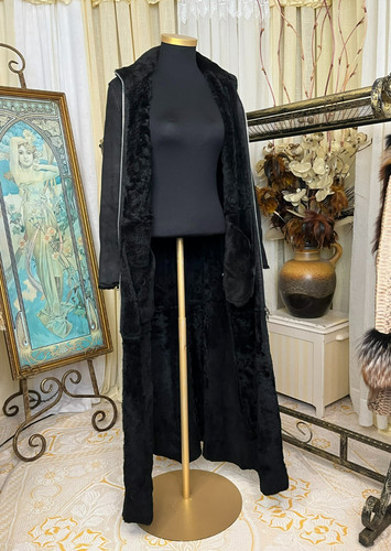 Cappotto nero lunghezza - , intera
