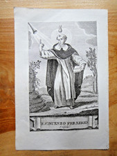 1829-INCISIONE-Regalo per compleanno 5 APRILE-S. Vincenzo Ferrerio+