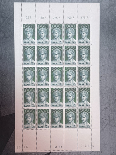 Saarland 1956 michel - 1956, n