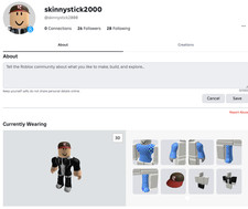 UTENTE ROBLOX 2012 + OGGETTI RARI OFFSALES/EVENTO