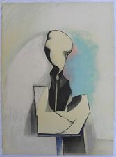 Gianni DOVA (Roma 1925–Pisa 1991) Testa romana Litografia P.A.cm 93x68 anno 1978