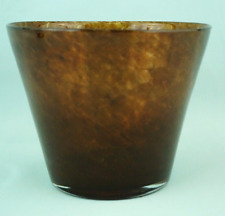 Vaso vetro soffiato maculato Murano Venezia 1900 attribuibile Archimede Seguso