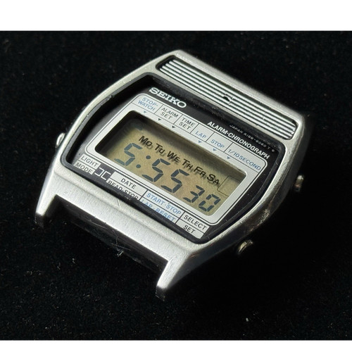 Seiko quartz digital - gray, dial