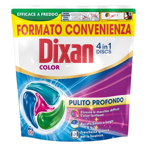 Dixan discs 4in1 color - dixan,