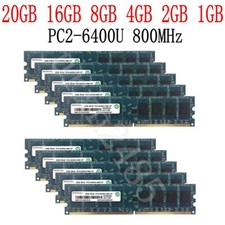 16GB 8GB 4GB 2GB PC2-6400 DDR2