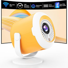 Mini Proiettore Portatile Con Wifi E Bluetooth Proiettore Cinematografico Ruotab