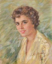 Dipinto Antico a Pastello