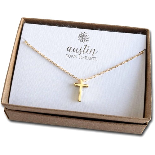 Collana con croce oro - collana,