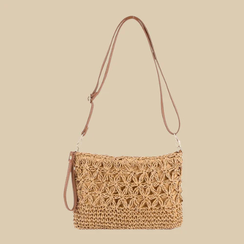 Borsa tracolla all uncinetto - a,