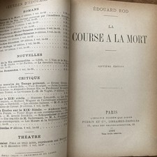 Rod edouard course la mort - edouard.,