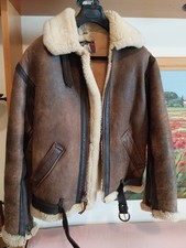 Montone Schott RAF WW2 vintage Anni 80 Taglia 40 USA 