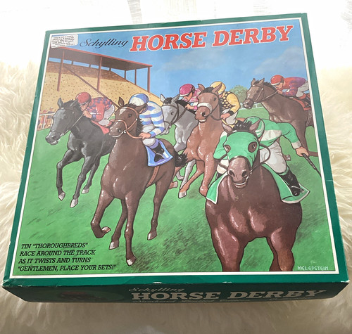 Schylling horse derby tin toy - schylling,