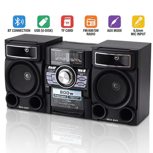 Lettore cassette 800w vintage - lettore,