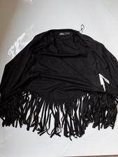 ZARA GIACCA scialle con frange