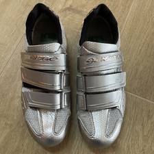 Scarpe bici corsa Gaerne strada ciclo Shoes 39 argento made in Italy