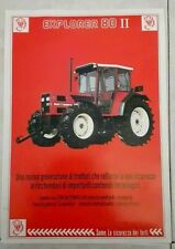 TRATTORE SAME EXPLORER 80 II Prospekt brochure dépliant opuscolo concessionaria
