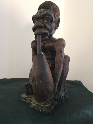 Statua etnica legno arte - statua,