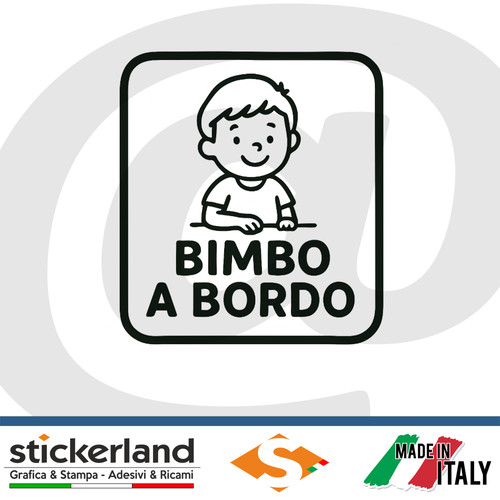 Sticker adesivo vinile - adesivo, in